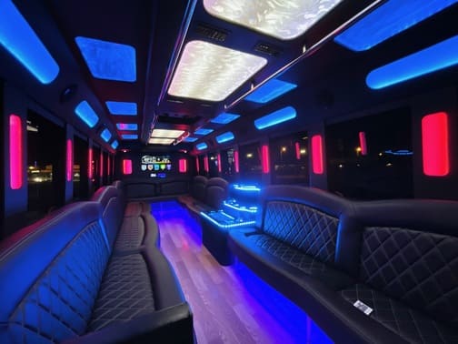 Surprise party Bus Rental